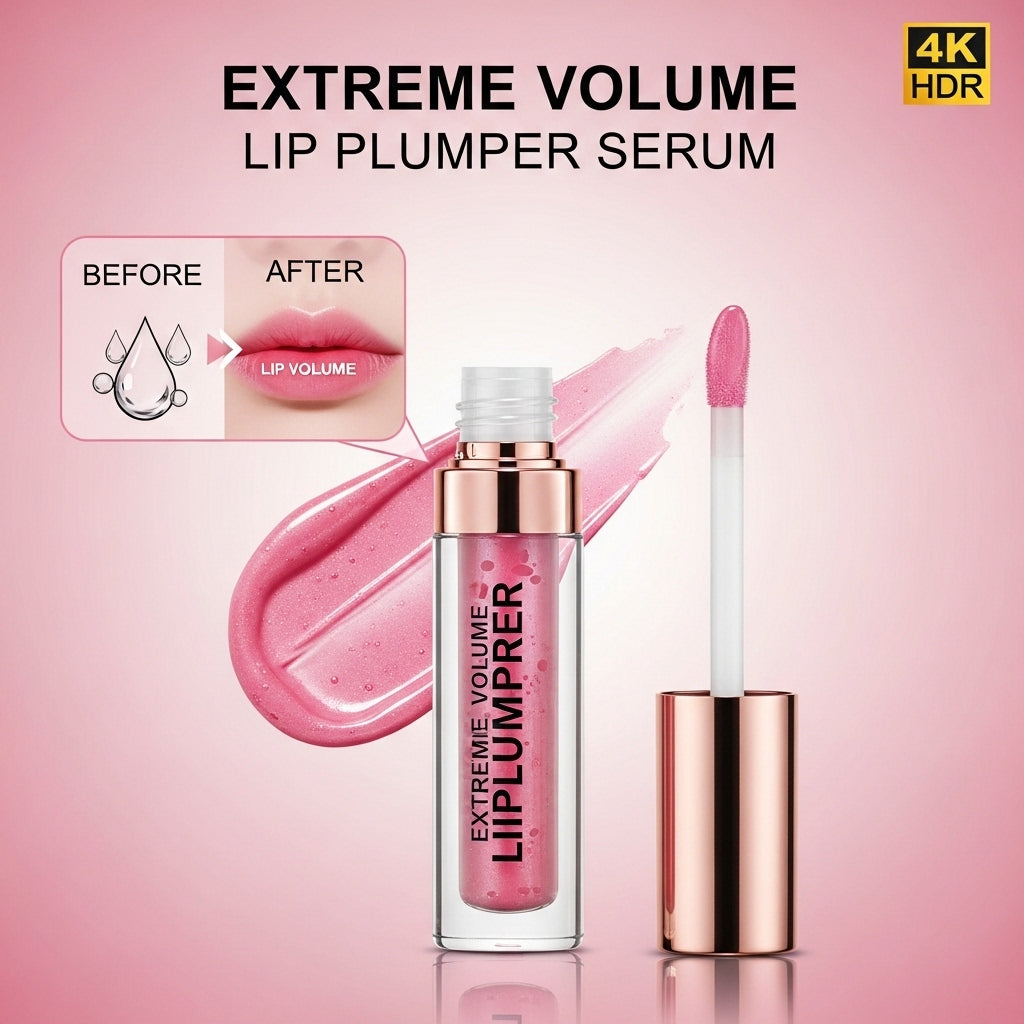 Extreme Volume Lip Plumper Serum – Advanced Hydration & Smoothing Care