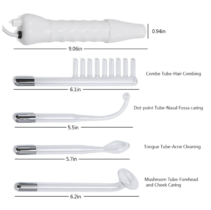 Portable High Frequency Skin Therapy Wand – Professional Facial & Hair Care Device