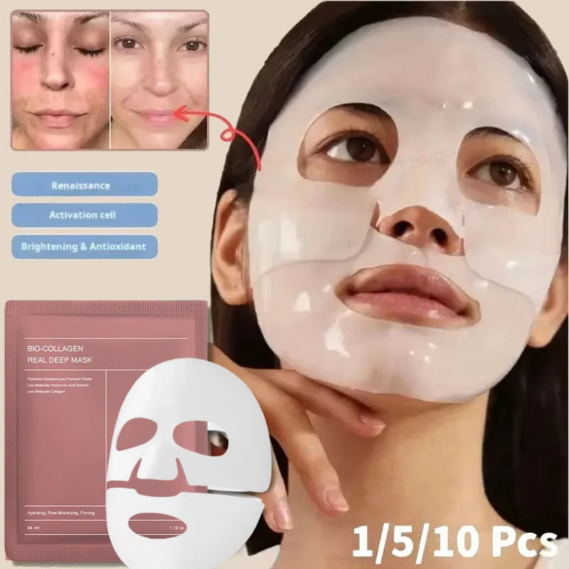 Bio-Collagen Deep Anti-Wrinkle Lift Mask – Hydrolysed Collagen Peel-Off Facial Mask