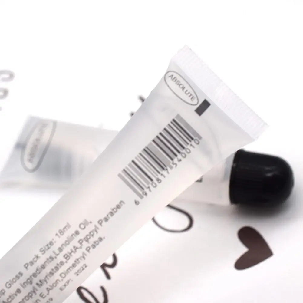 Transparent Moisturising Lip Oil – Soft Tube Hydration & Anti-Fine Lines Treatment 18ml