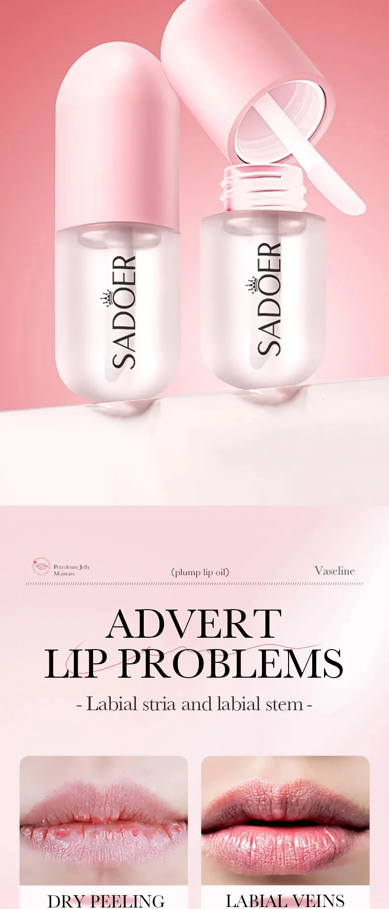 Extreme Volume Lip Plumper Serum – Advanced Hydration & Smoothing Care