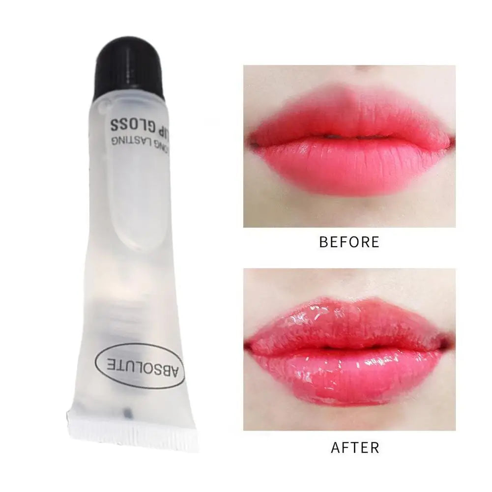 Transparent Moisturising Lip Oil – Soft Tube Hydration & Anti-Fine Lines Treatment 18ml
