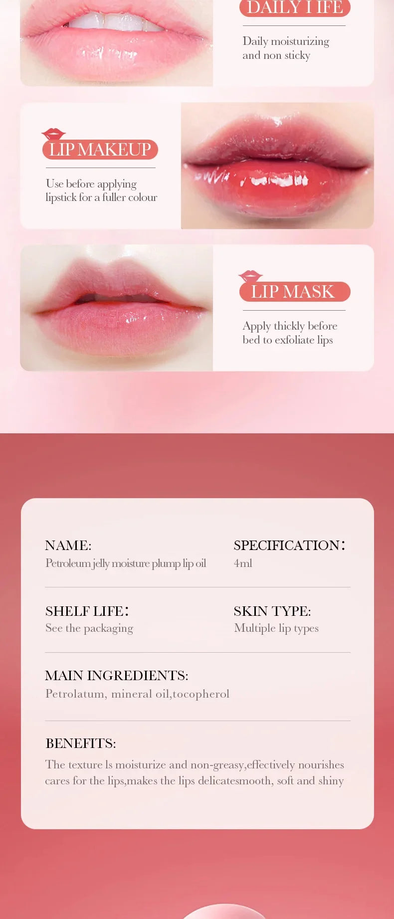 Extreme Volume Lip Plumper Serum – Advanced Hydration & Smoothing Care