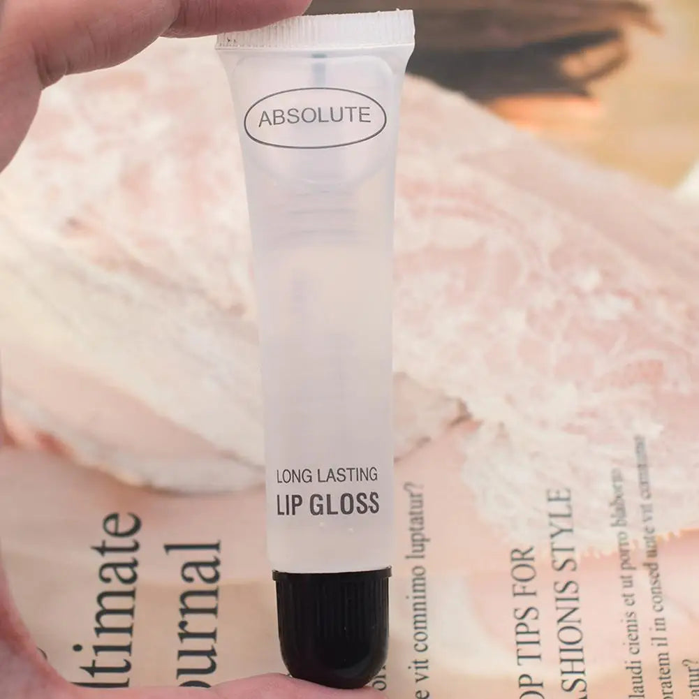 Transparent Moisturising Lip Oil – Soft Tube Hydration & Anti-Fine Lines Treatment 18ml