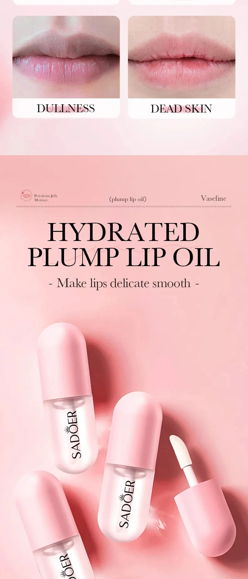 Extreme Volume Lip Plumper Serum – Advanced Hydration & Smoothing Care