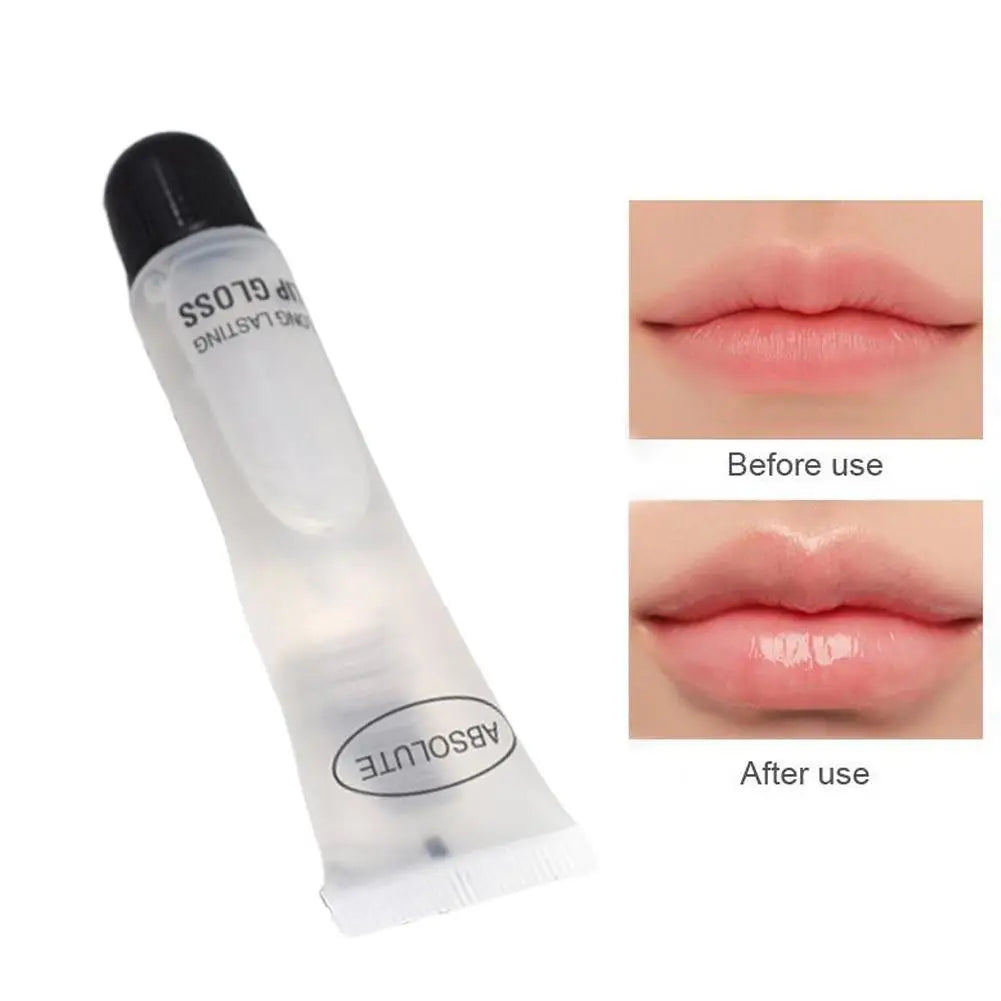 Transparent Moisturising Lip Oil – Soft Tube Hydration & Anti-Fine Lines Treatment 18ml