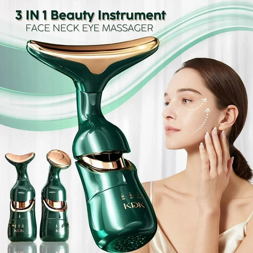 3‑in‑1 EMS Facial Lifting Device – Eye & Neck Massager for Anti-Ageing & Skin Firming