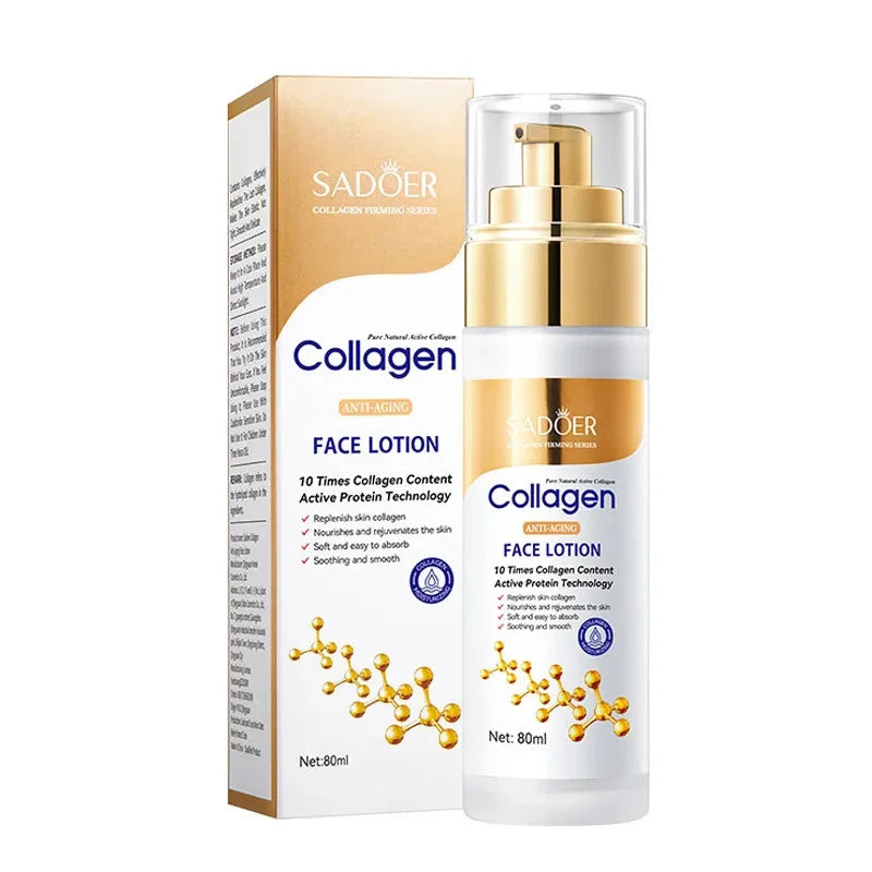 Sadoer Collagen Facial Serum & Lotion – Hydrating, Oil-Control & Refreshing Essence