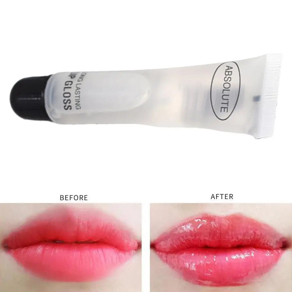 Transparent Moisturising Lip Oil – Soft Tube Hydration & Anti-Fine Lines Treatment 18ml