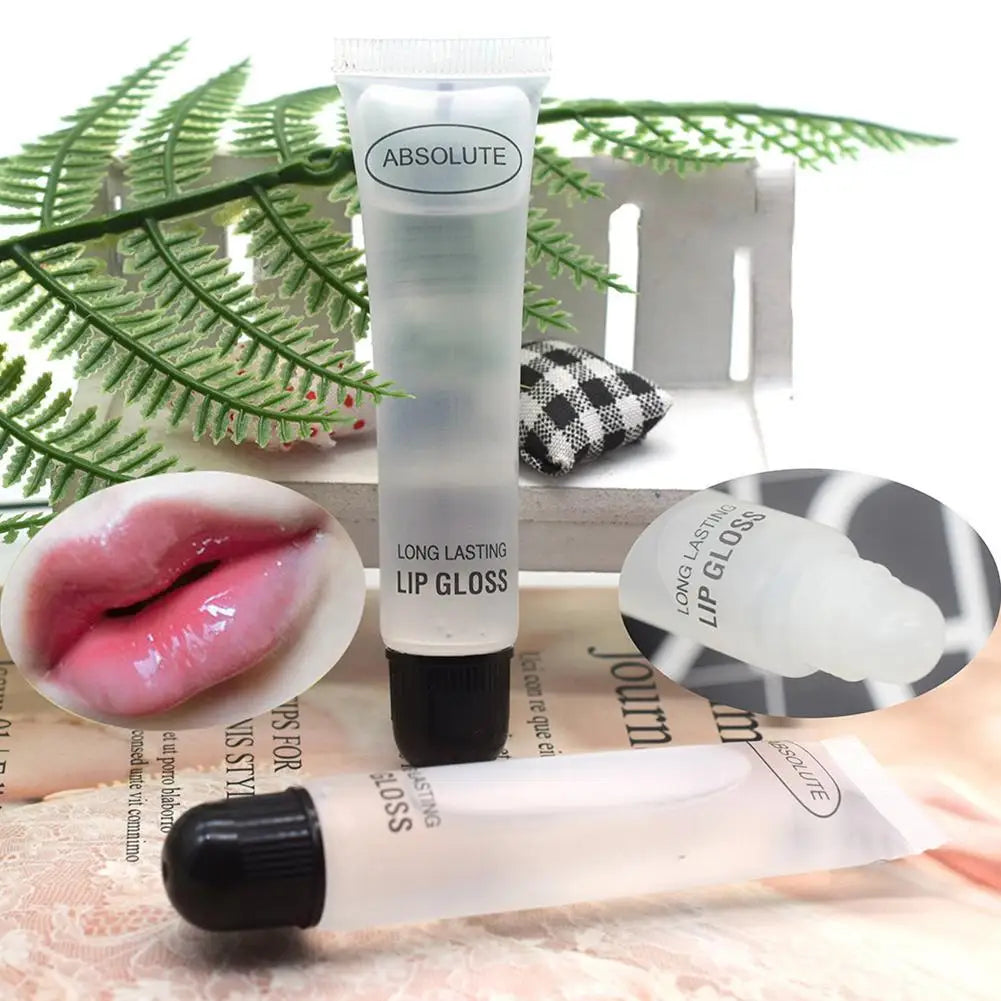 Transparent Moisturising Lip Oil – Soft Tube Hydration & Anti-Fine Lines Treatment 18ml